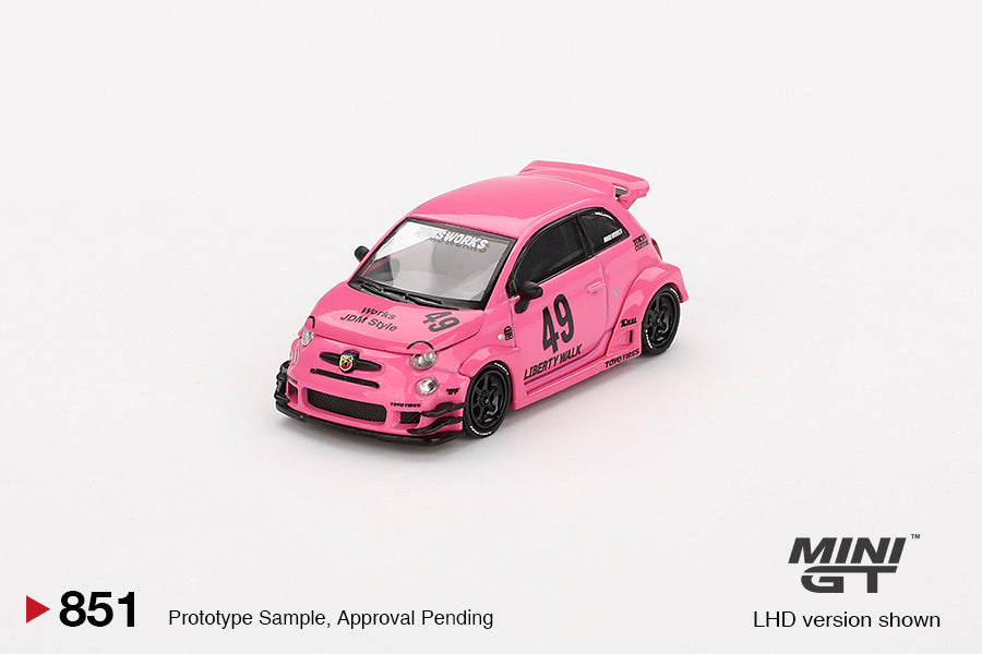 #851 - Fiat ABARTH 595 LB-WORKS x Abas Works Pink