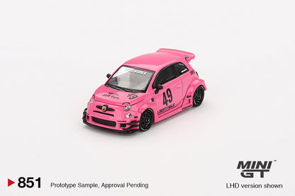 #851 - Fiat ABARTH 595 LB-WORKS x Abas Works Pink