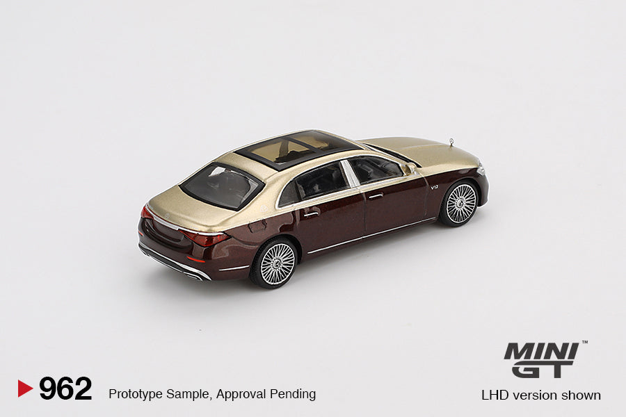 #962 - Mercedes-Maybach S 680 (Gold / Dark Red Metallic)