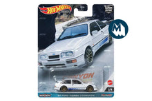Hot Wheels Car Culture 2023 Mix 3 Canyon Warriors / #2 - '87 Ford Sierra Cosworth (White)