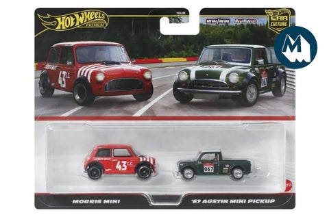 Car Culture Twin Pack - Morris Mini / '67 Austin Mini Pickup - Mini