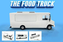 1:64 American Diorama Food Truck - Plain White Truck (AD-70200)