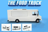 1:64 American Diorama Food Truck - Plain White Truck (AD-70200)