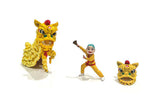 1:64 American Diorama Lion Dance 2 (Yellow) (AD-2404)