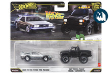 Car Culture Twin Pack - Time Machine / 1987 Toyota Pickup Truck - Back to the Future