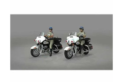 1:64 American Diorama Highway Patrol Motorcycles / CHiPs (AD-64529)