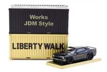 [Pre-Order] LB-WORKS Dodge Challenger SRT Hellcat with 2 containers (Black Metallic)