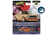 Hot Wheels Car Culture 2024 Mix 4 Japan Historics 4 / #2 - '72 Toyota Corolla Levin (Orange)