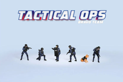 1:64 American Diorama - Tactical OPS "SWAT Bravo Team" (AD-2439MJ)
