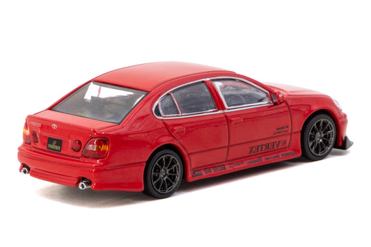 [Pre-Order] VERTEX Toyota Aristo JZS161 + Trading Cards (Red)