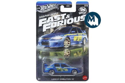 Hot Wheels Fast & Furious 2025 Mix 4 Graphic Remix