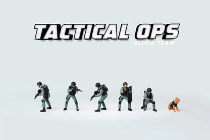 1:64 American Diorama - Tactical OPS "Police Alpha Team" (AD-2440MJ)