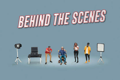 [Pre-Order] 1:64 American Diorama Behind the Scenes Figure Set (AD-2426MJ)