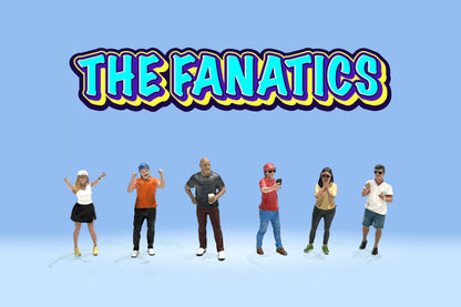 1:64 American Diorama The Fanatics Figure Set (AD-2420)