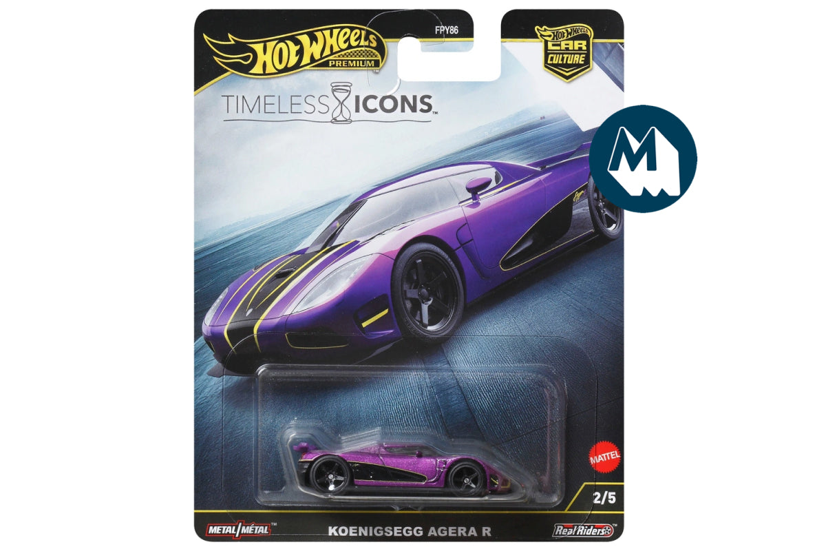 Hot Wheels Car Culture 2025 Mix 8 Timeless Icons / #2 - Koenigsegg Agera R (Pansy Purple)