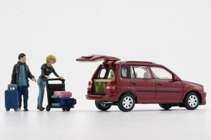 1994 Mazda Demio with figures (Red)