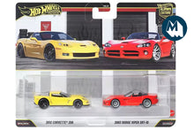 Car Culture Twin Pack - Corvette Z06 / Dodge Viper SRT-10 - Modern Muscle