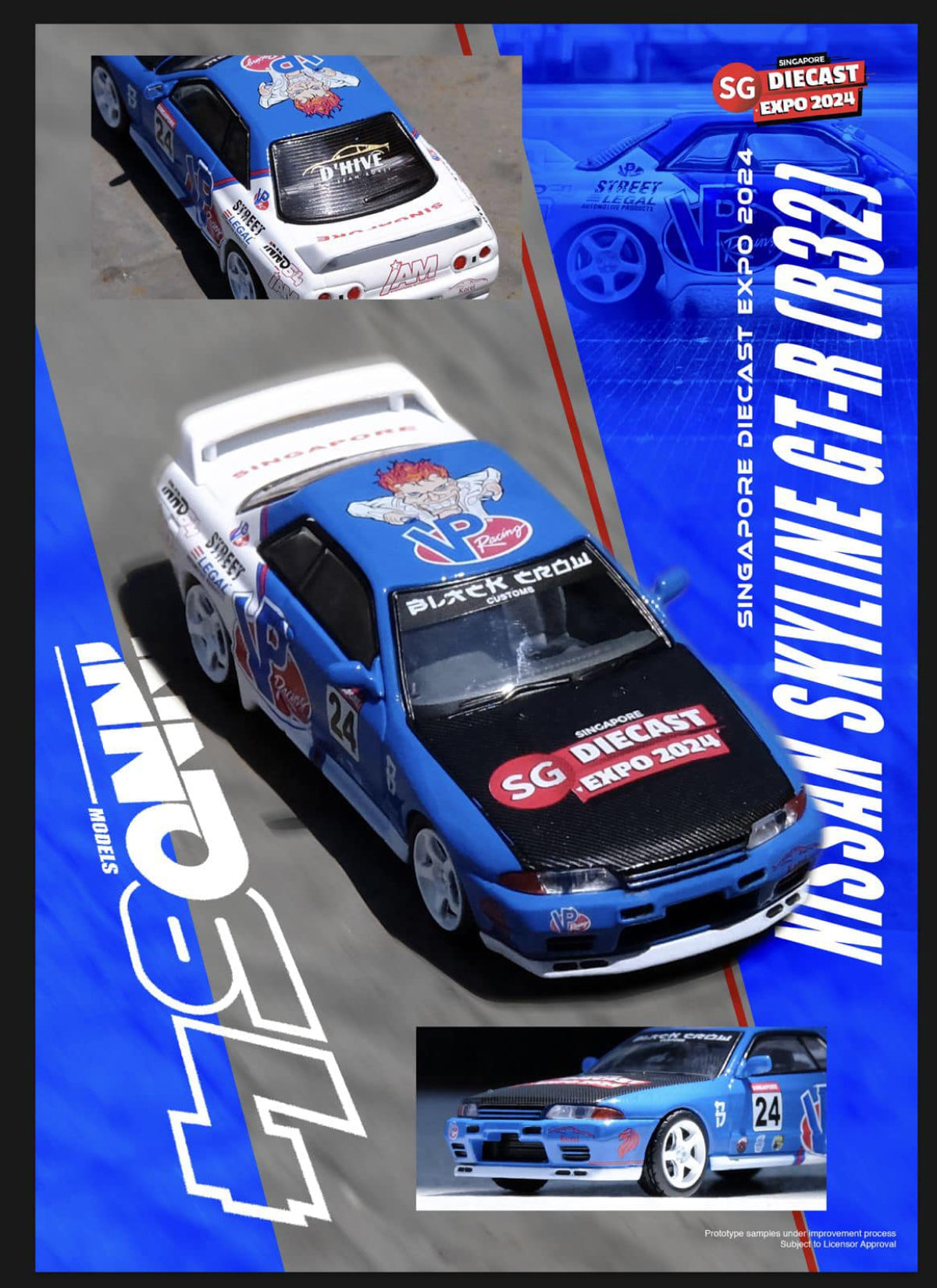 Nissan Skyline GT-R (R32) - Singapore Diecast Expo 2024 Special Edition