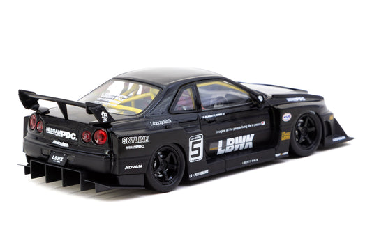 1:43 - LB-ER34 Super Silhouette Skyline (Black)