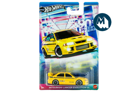 #2 - Mitsubishi Lancer Evolution VI (Yellow) / '90s Street Scene