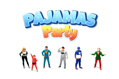 1:64 American Diorama Pajamas Party Figure Set (AD-2436MJ)