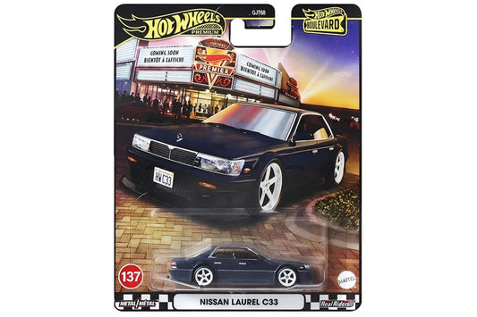 Hot Wheels Boulevard 2025 Mix 5: #137 - Nissan Laurel C33 (Midnight Blue Metallic)