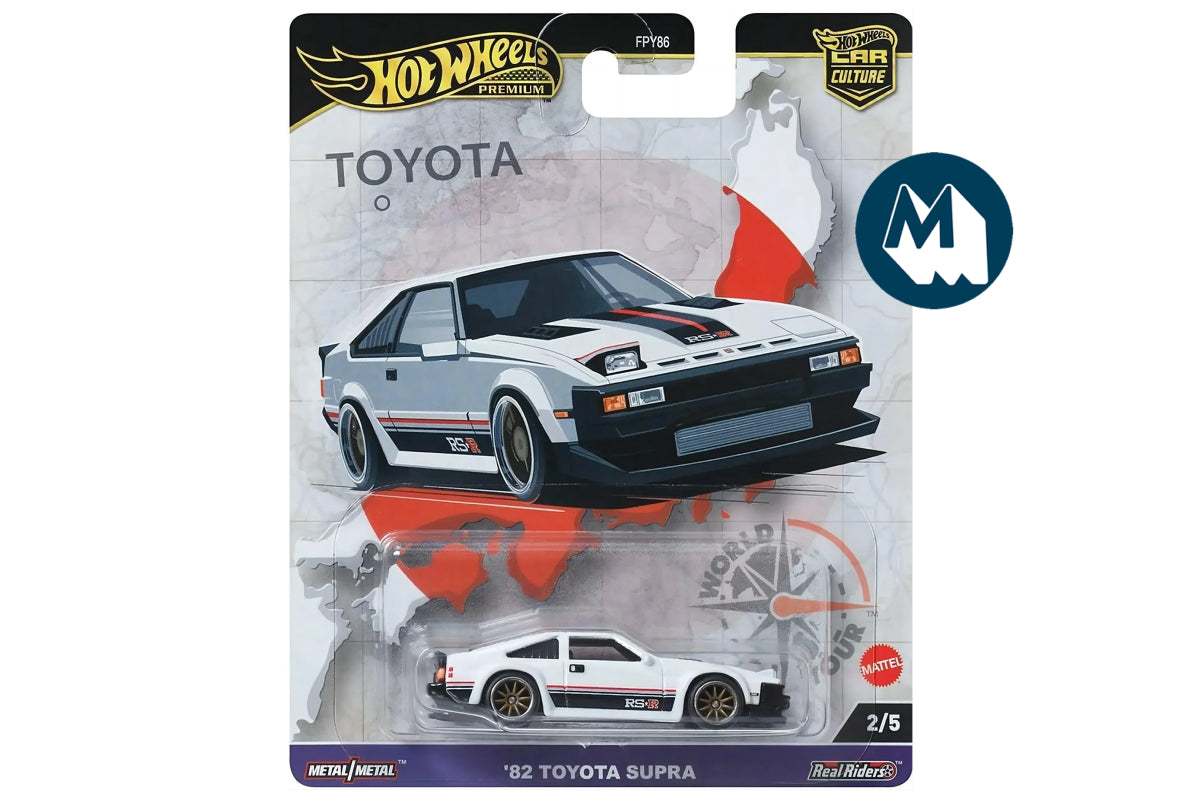 Hot Wheels Car Culture 2024 Mix 3 World Tour / #2 - '82 Toyota Supra (White)