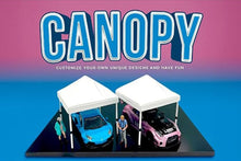 1:64 American Diorama 2 Pack White Canopy (AD-76523)