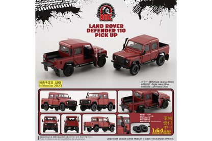 2016 Land Rover Defender 110 Pick Up (Red-Orange)