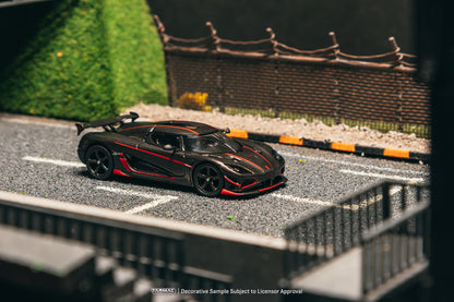 Koenigsegg Agera RS (Black Carbon Fiber / Red Accents)