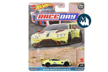 Hot Wheels Car Culture 2023 Mix 4 Race Day 2 / #2 - Aston Martin Vantage GTE (Lime Essence)