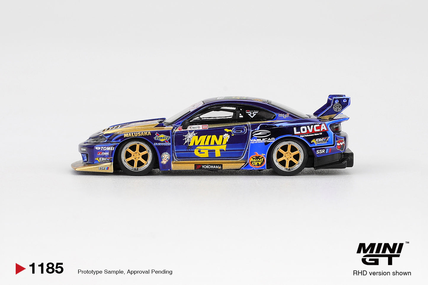 #1185 - Nissan LB-Super Silhouette S15 SILVIA #555 Team MINI GT Liberty Walk 2025 Formula Drift Halloween Special
