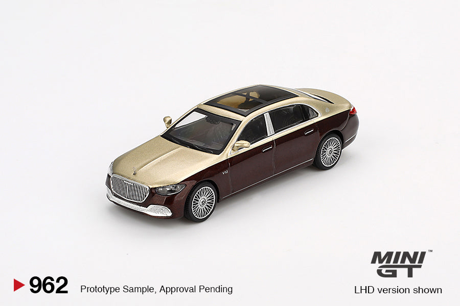 #962 - Mercedes-Maybach S 680 (Gold / Dark Red Metallic)