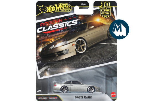 Hot Wheels Car Culture 2026 Mix 4 Modern Classics / #3 - Toyota Soarer (Silver)