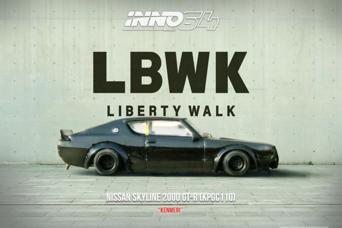 Nissan Skyline 2000 GT-R (KPGC110) "Kenmeri" (Black)