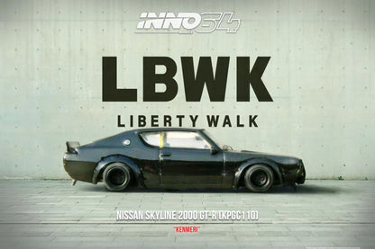 Nissan Skyline 2000 GT-R (KPGC110) "Kenmeri" (Black)