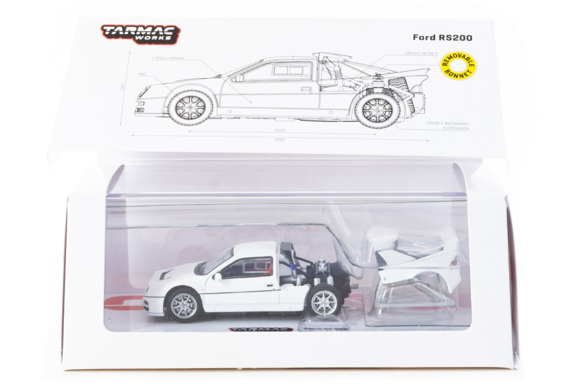 [Pre-Order] Ford RS200 (White)