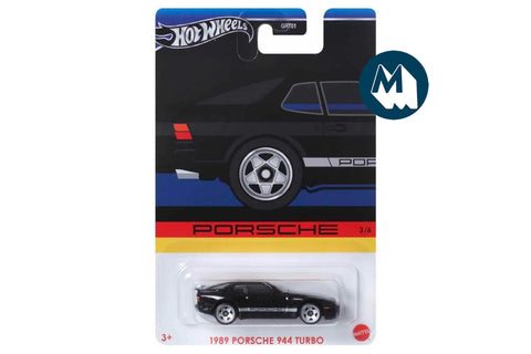 Hot Wheels Porsche Series (2024) #3 - 1989 Porsche 944 Turbo (Black)