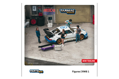 1:64 American Diorama / Tarmac Works - RWB 1 Figures Set (T64F-009-BK)