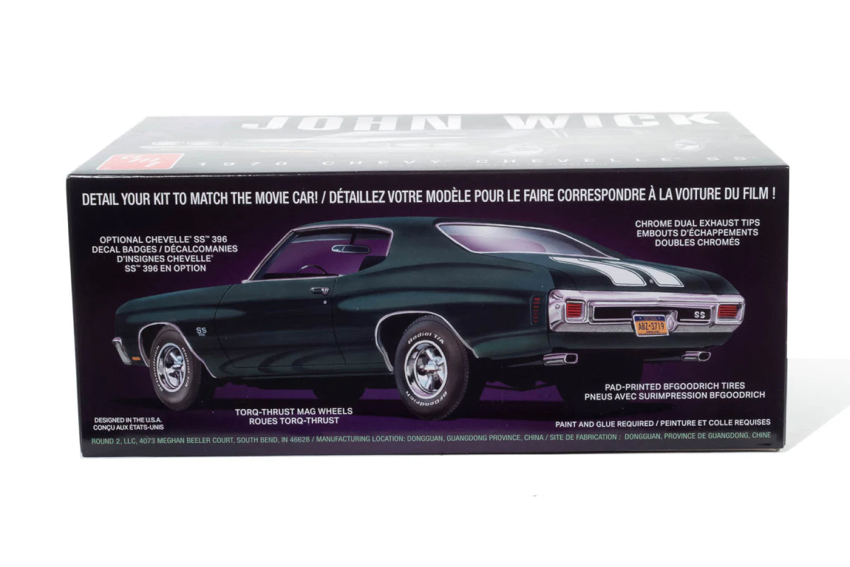 1:25 - 1970 Chevy Chevelle / John Wick (Model Kit)