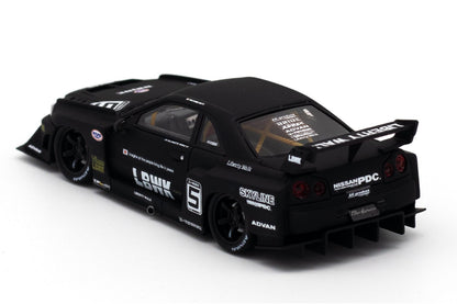 Nissan Skyline "LBWK" (ER34) Super Silhouette (Matt Black / Resin)