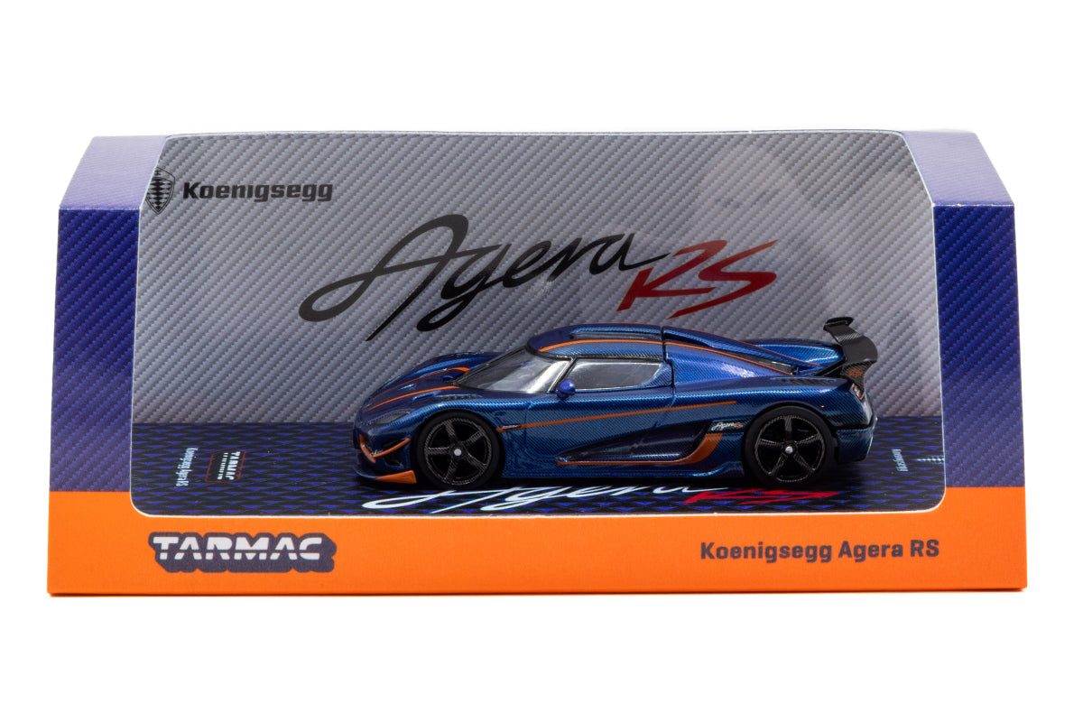 [Pre-Order] Koenigsegg Agera RS (Dark Blue Carbon Fiber / Orange Accents)