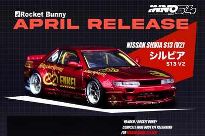 Nissan Silvia S13 (V2) - Pandem / Rocket Bunny (Red Metallic)
