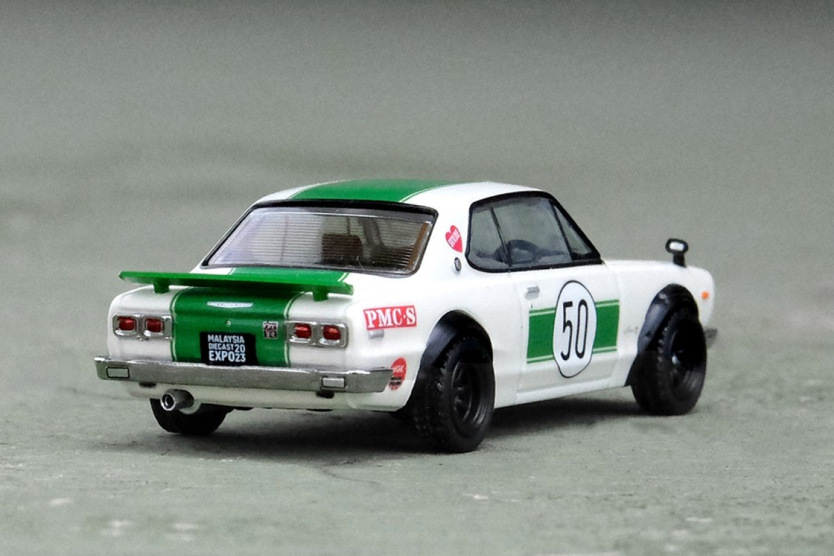 Nissan Skyline 2000 GT-R (KPGC10) - Malaysia Diecast Expo 2023 Event Edition (White)