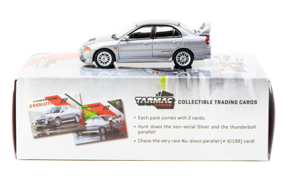 Mitsubishi Lancer GSR Evolution IV + Trading Cards (Silver)
