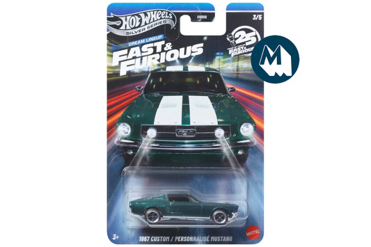 Hot Wheels Fast & Furious 2026 Mix 2 Dream Lineup / #3 - 1967 Custom Mustang (Metalflake Green)
