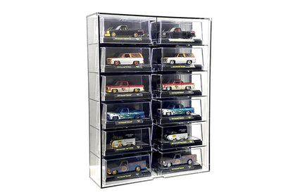 1:64 Showcase 12-Car Wall Mount Display Case