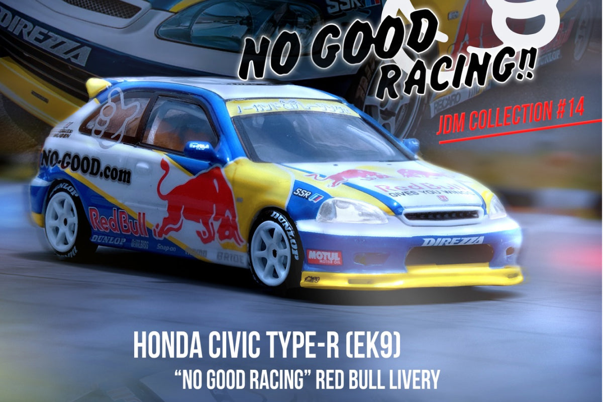 Honda Civic EK9 "No Good Racing" Red Bull Livery