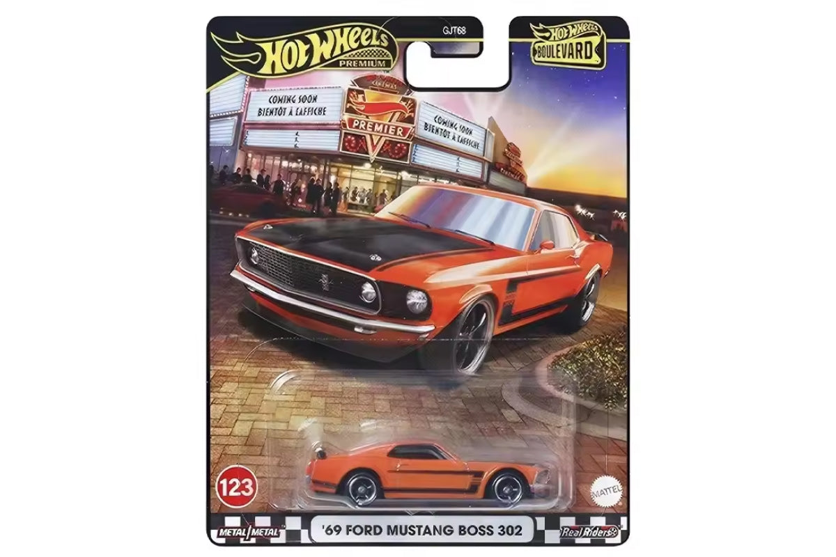 Hot Wheels Boulevard 2025 / #123 - '69 Ford Mustang Boss 302 (Orange)