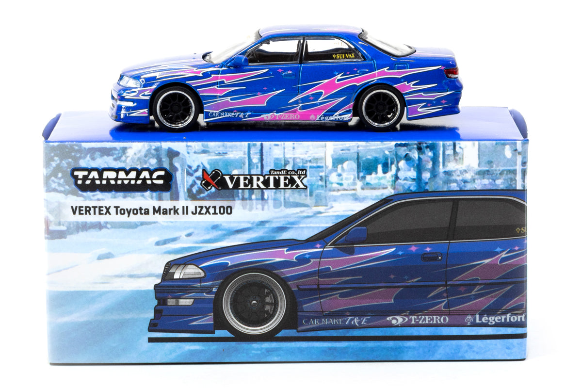 [Pre-Order] VERTEX Toyota Mark II JZX100 (Blue Metallic)